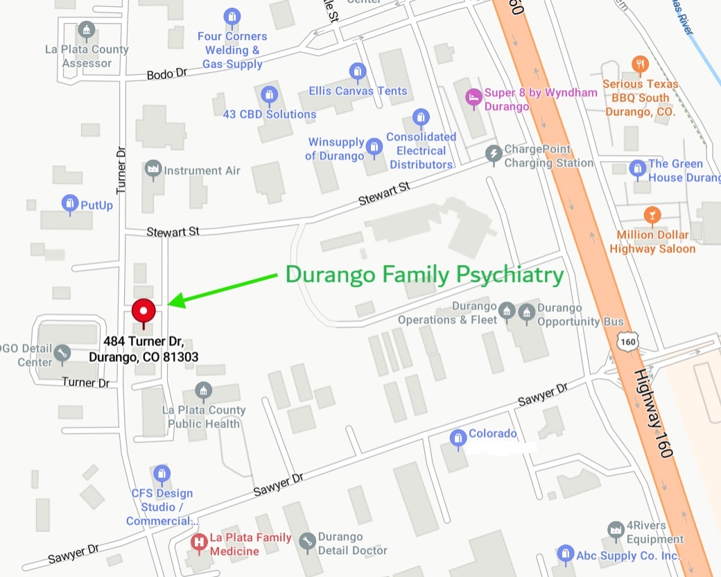 Durango Family Psychiatry office exterior